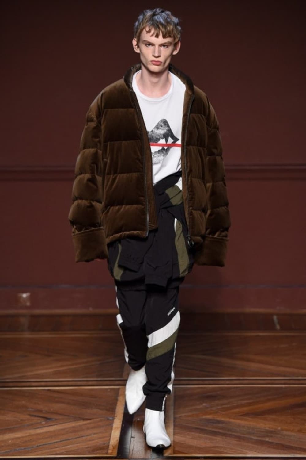 [교환]우영미 벨벳 턴업 패딩 46 ->노스페이스 프로젝트 다운 XL 상품이미지1