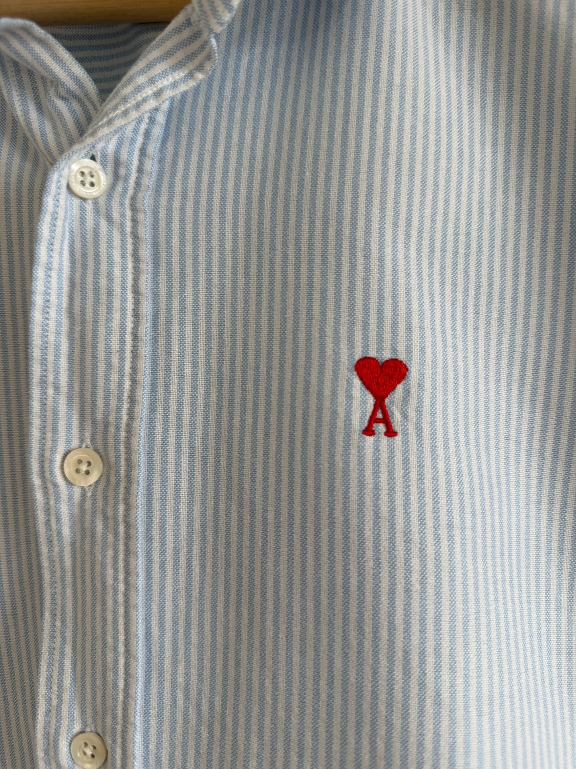 아미(ami) 핀스트라이프 옥스퍼드 셔츠 상품이미지4