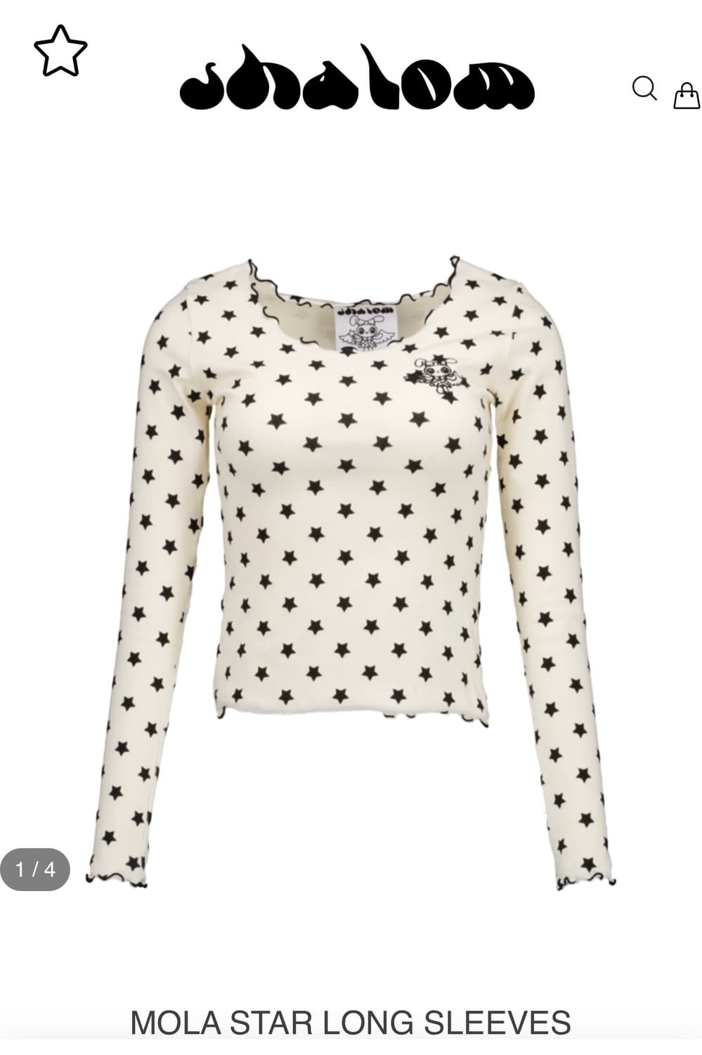 샬롬클럽 별 티셔츠 상품이미지1