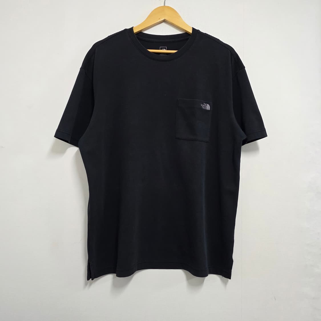 XL 노스페이스 포켓 반팔티셔츠 블랙 상품이미지1