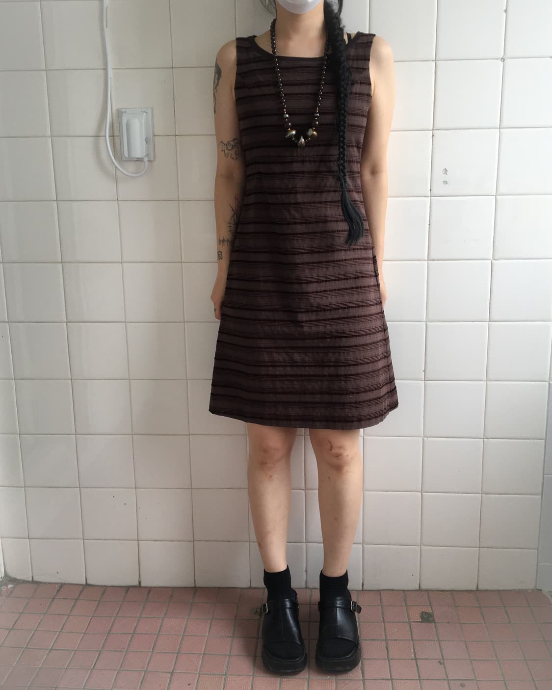 Stripe pattern onepiece 상품이미지6