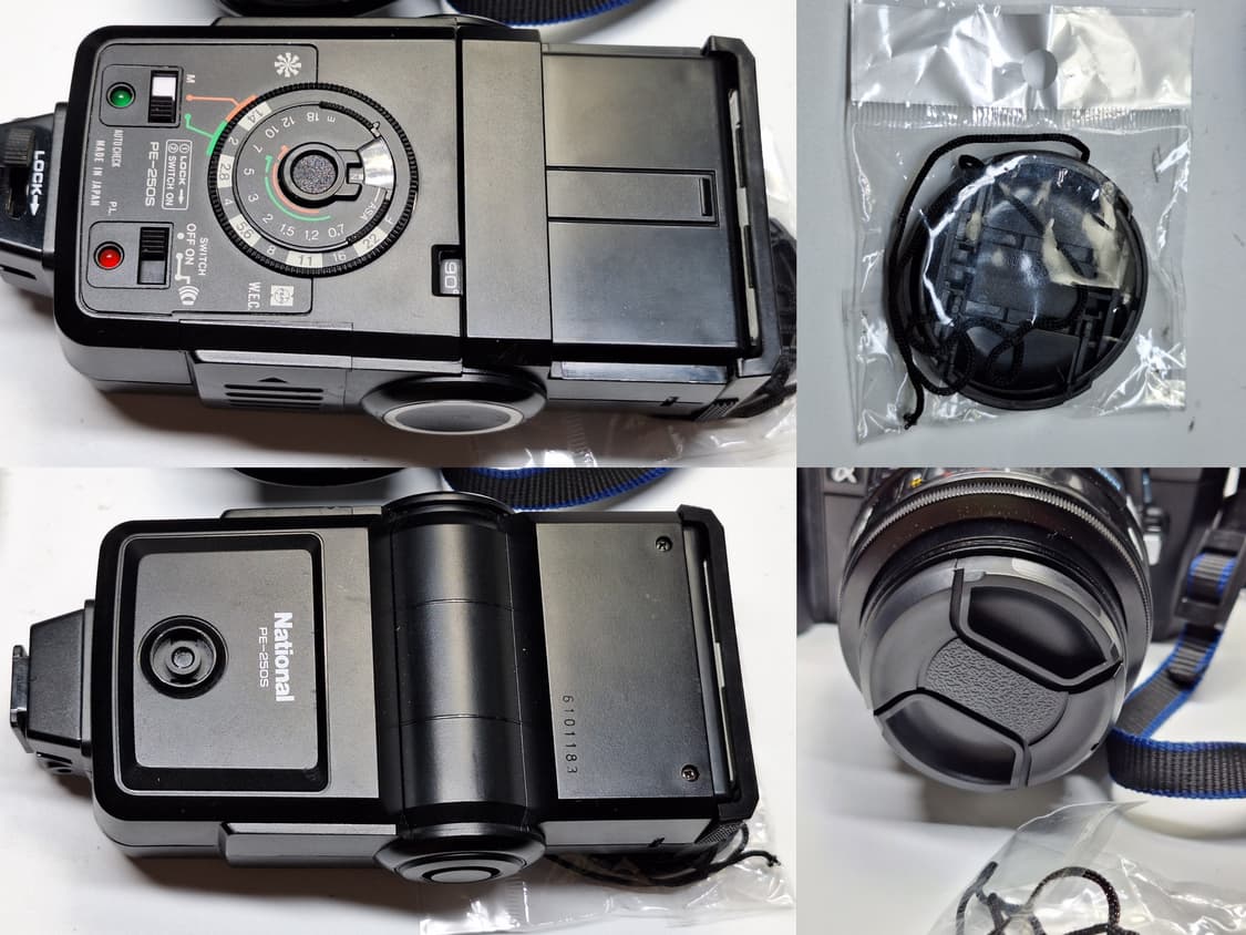 빈티지 필름카메라 풀세트/미놀타 a-7000 35-70mm 가방 스트로브 상품이미지6