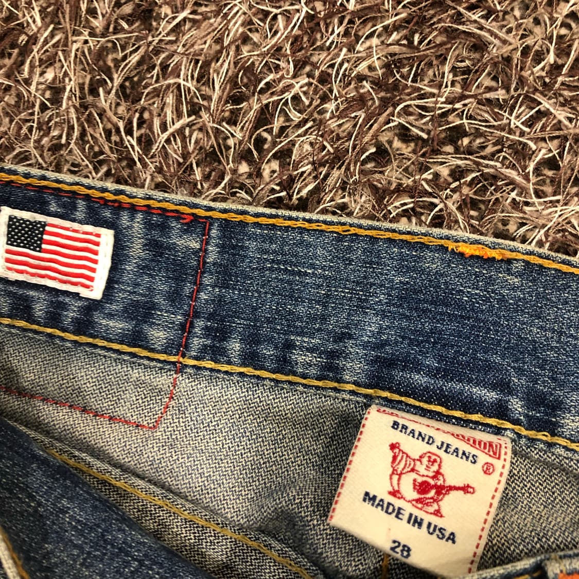 트루릴리전 Billy 빌리 플레어 부츠컷 워싱 디스 데님 팬츠 상품이미지7