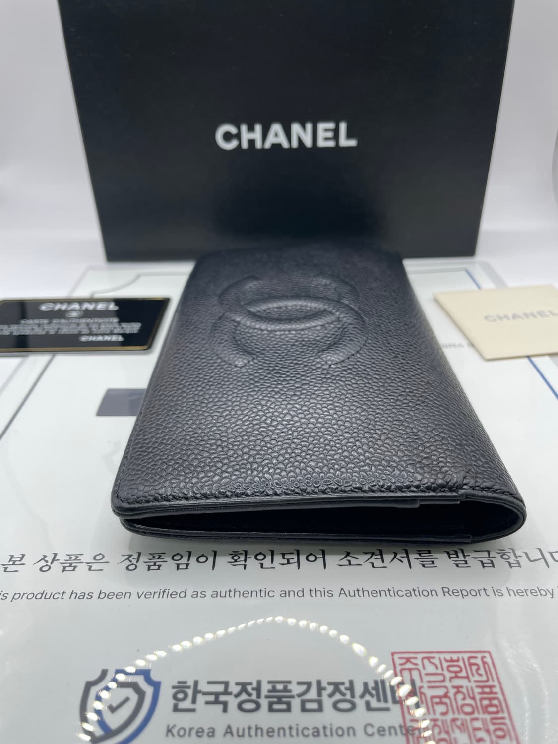 샤넬 캐비어 스킨 타임리스 장지갑 상품이미지2