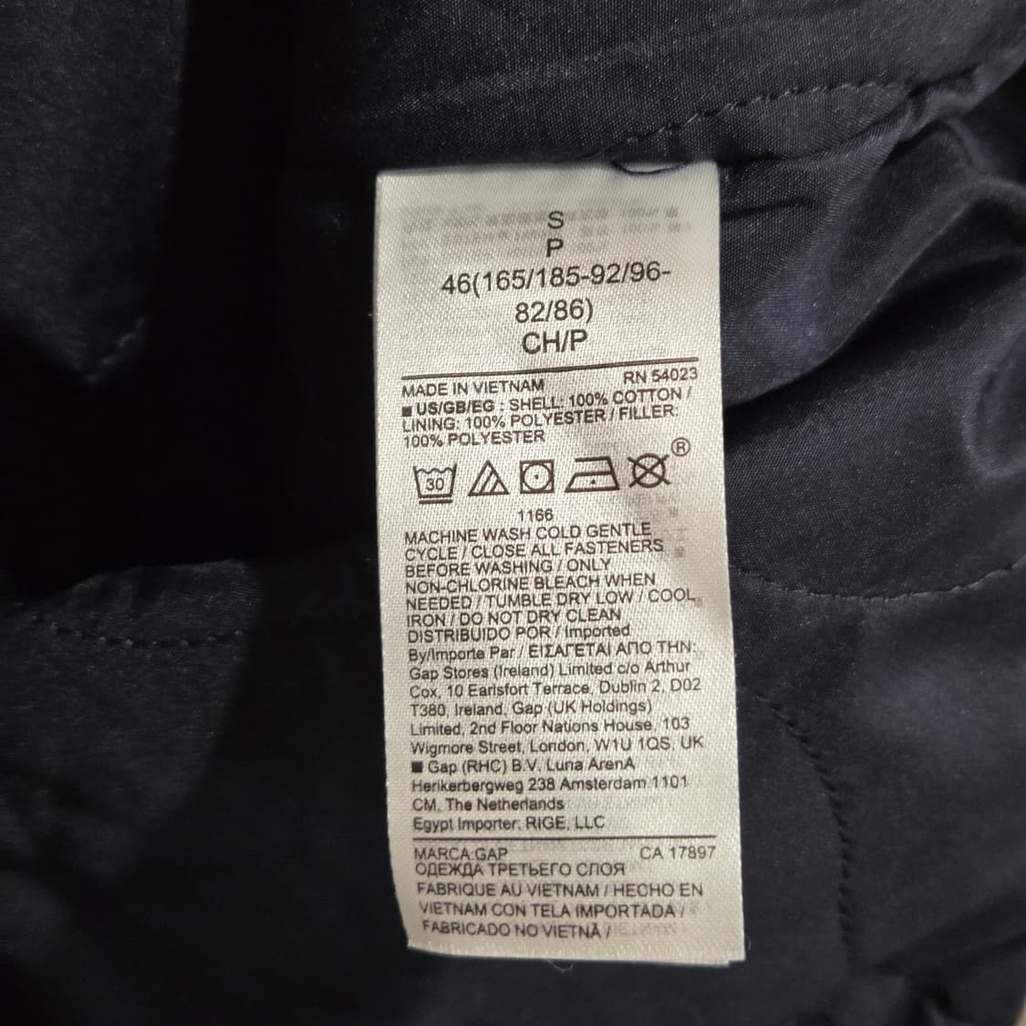 갭 체크 셔츠자켓 S 상품이미지3