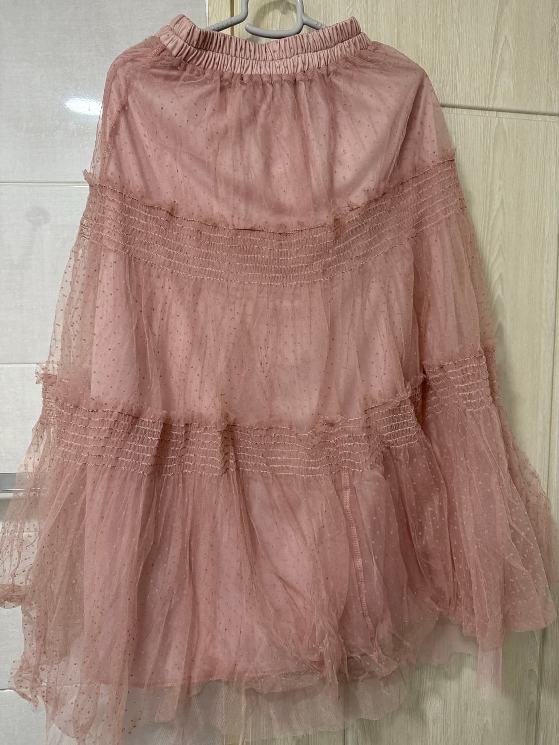 핑크 도트 샤스커트 valleygirl 상품이미지3