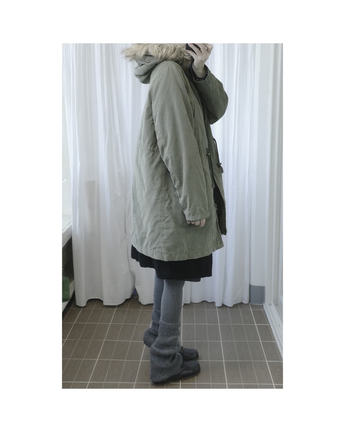 Olive girl khaki jacket 상품이미지4