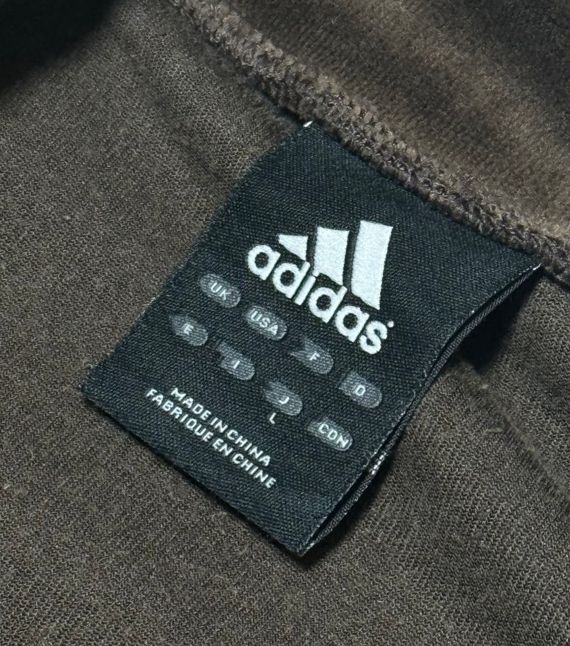 아디다스 브라운 초바 벨벳 져지 상품이미지4