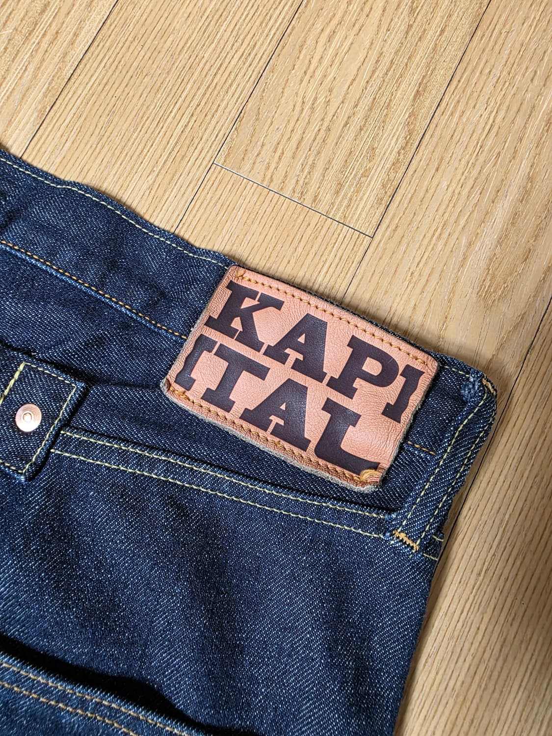 캐피탈 본 데님 멕시칸 턱시도 5P 오카길리 팬츠 인디고 36 사이즈 상품이미지3