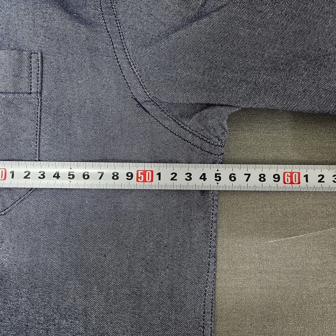 100-105 시리즈 양면 데님 샴브레이 워크셔츠 상품이미지9