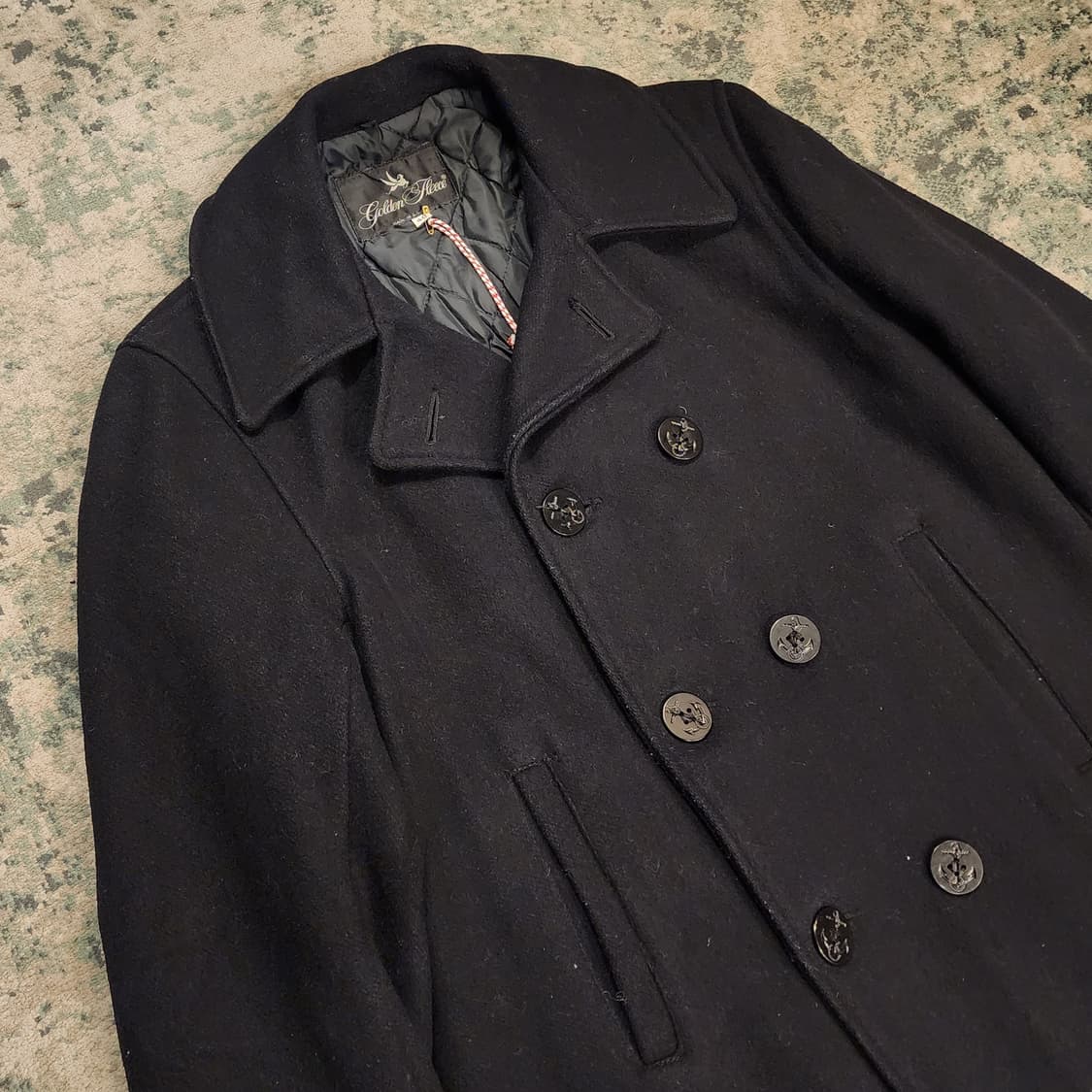 90s 오리지날 USA 골든 플리스 피코트 상품이미지3