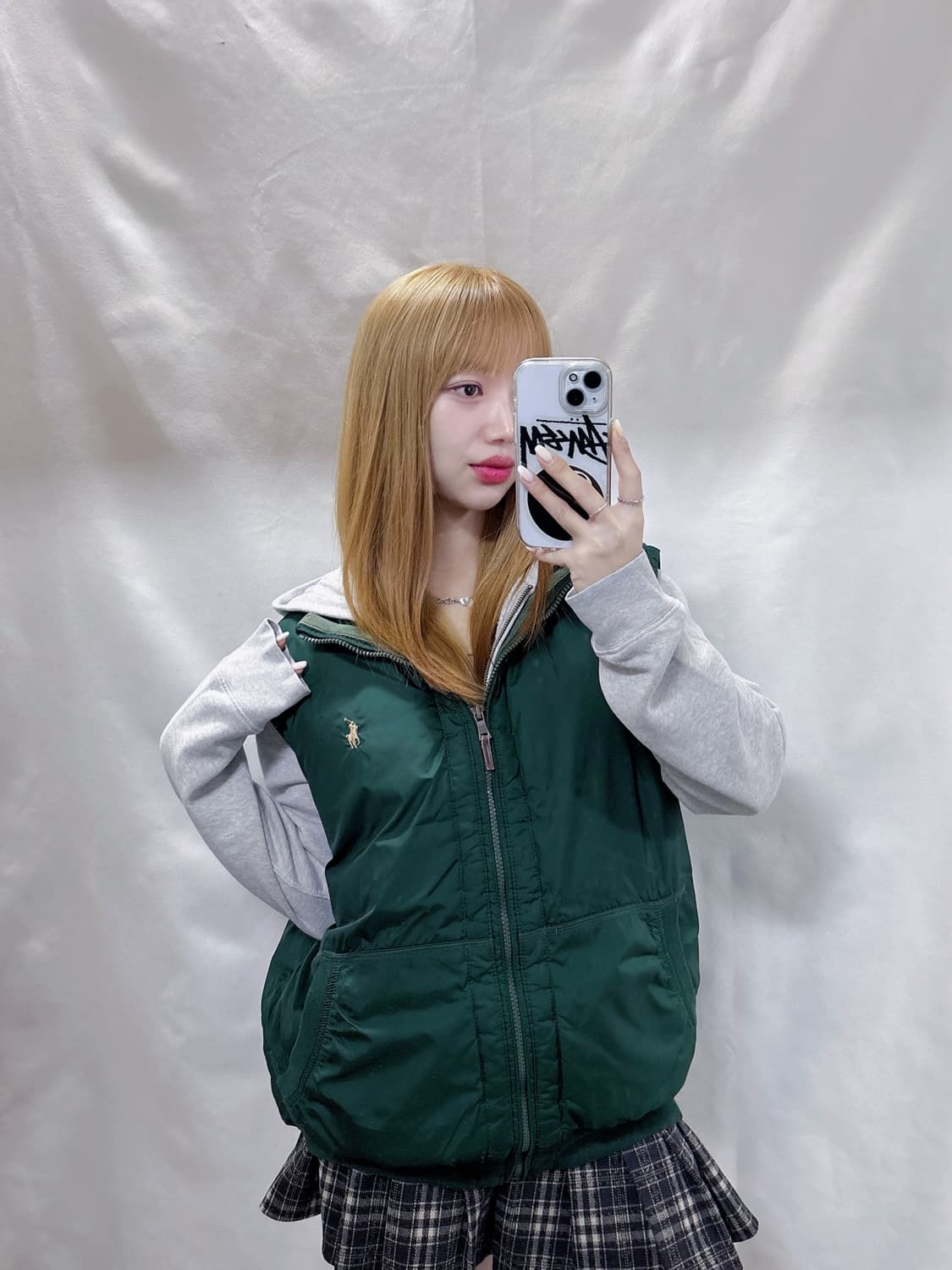 폴로 랄프포렌 딥그린 다운 패딩조끼  상품이미지1