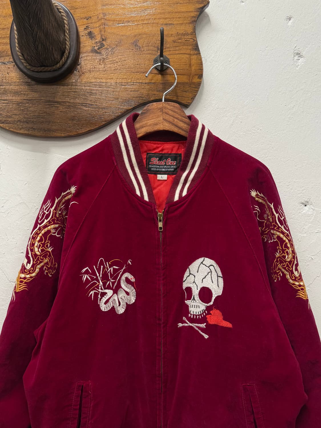 L) Souvenir Velvet Embroidered Sukajan  상품이미지1
