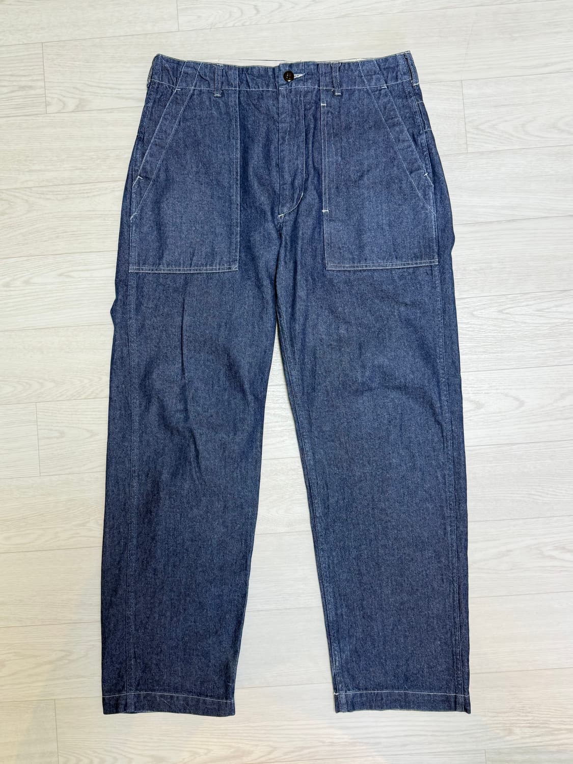 [S] 엔지니어드 가먼츠 8oz 데님 퍼티그 팬츠 상품이미지1