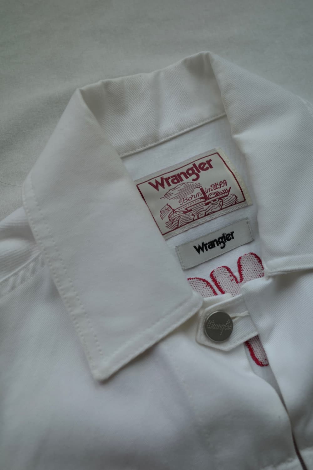 Wrangler White Denim Jacket 상품이미지3
