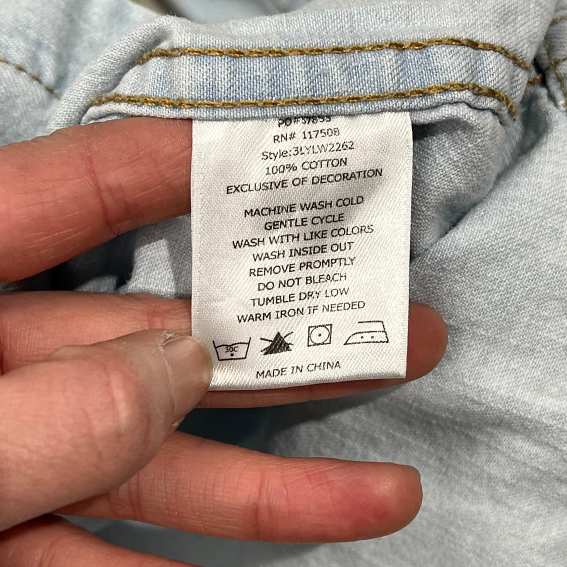 리바이스 워크 데님셔츠 s09046 상품이미지8