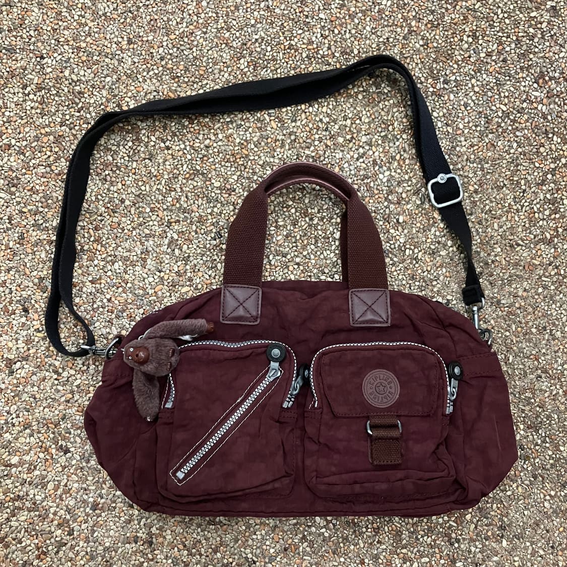 92 키플링 크로스백 토트백 버건디 상품이미지1