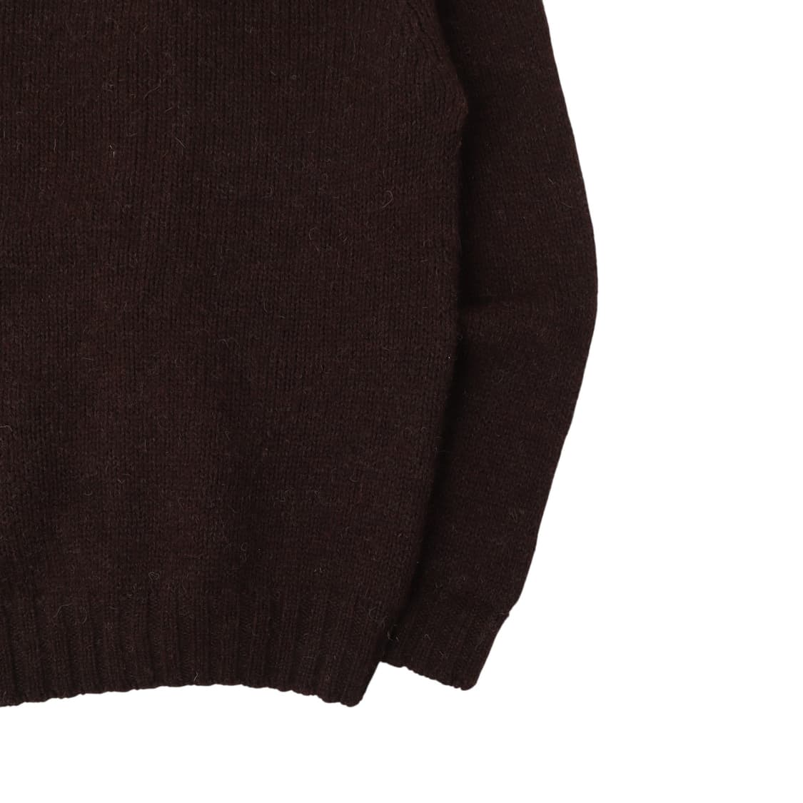 Inverallan 인버알란 브라운 핸드니트 울 가디건 상품이미지7