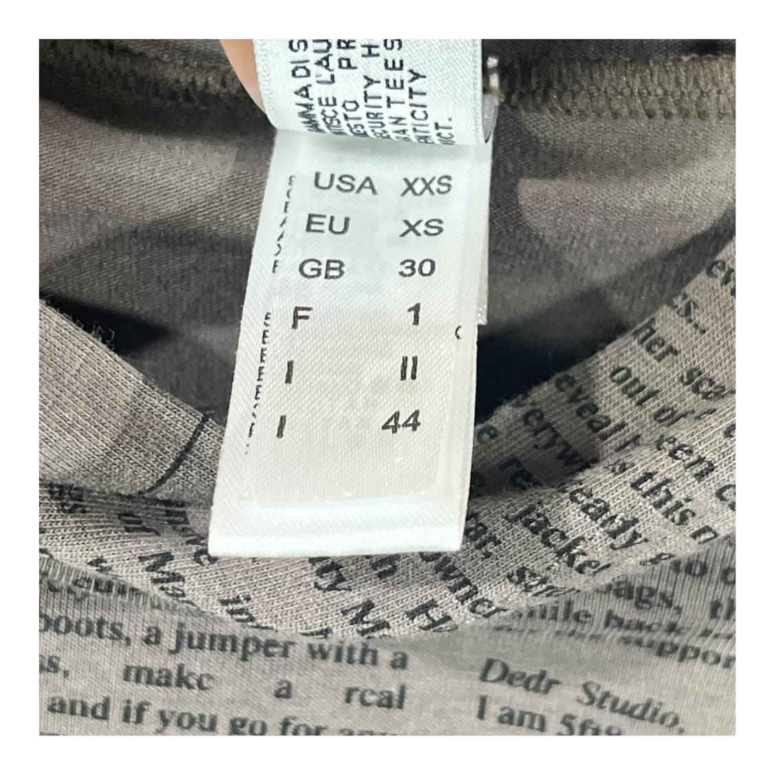 [John Galliano] 00s 존갈리아노 펑크 뉴스페이퍼 후드티 상품이미지7