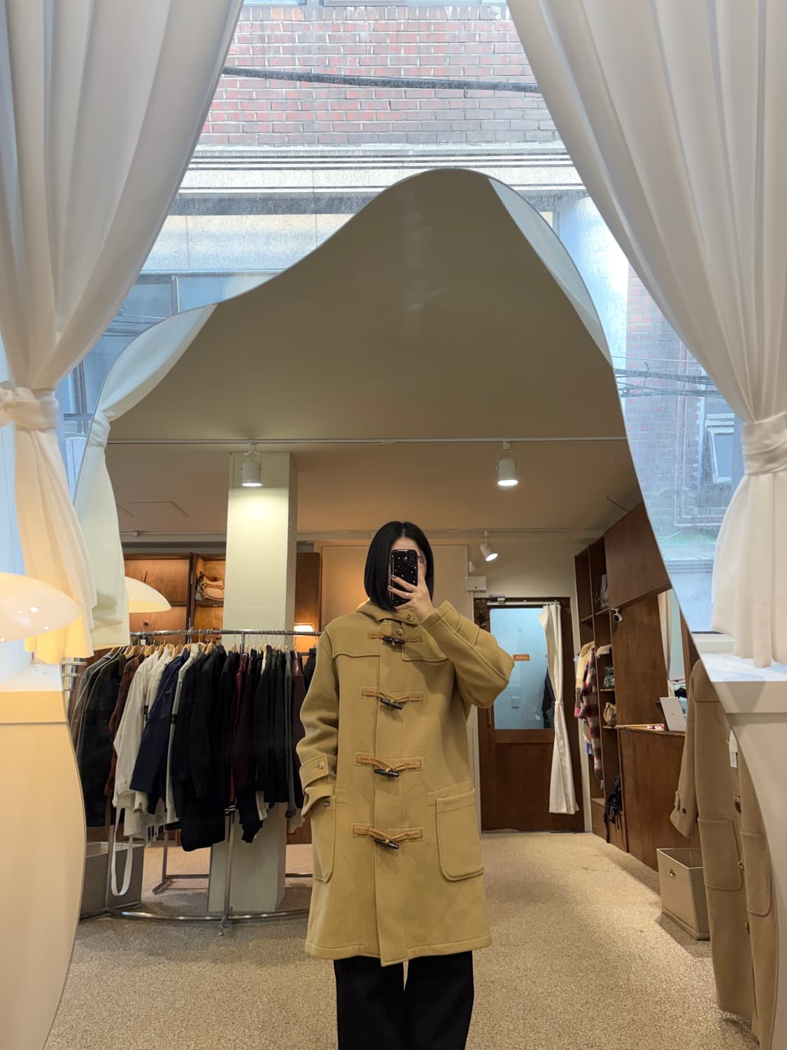 폴로 진스 울 더플 코트 상품이미지2