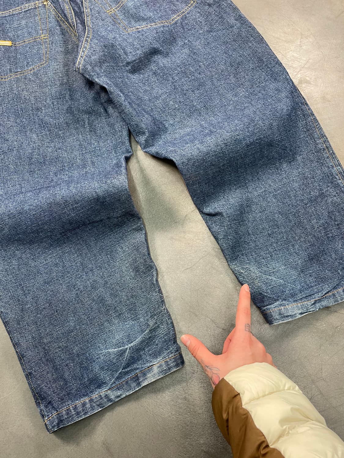 아카데믹스 와이드 데님 팬츠 상품이미지7