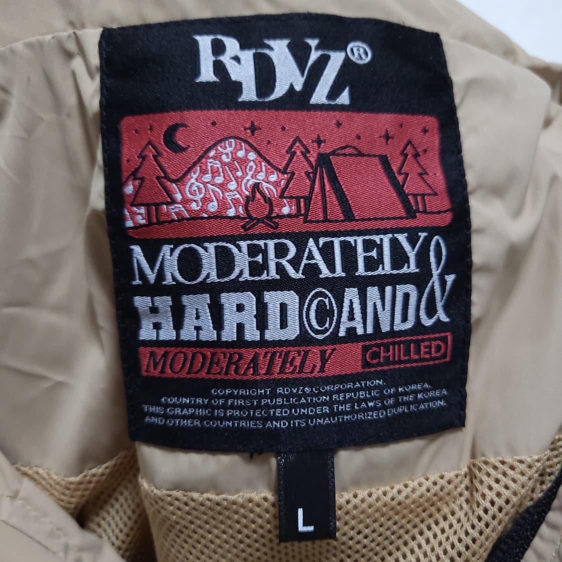 RDVZ 알디브이제트 남성 후드점퍼 L 0310 상품이미지6