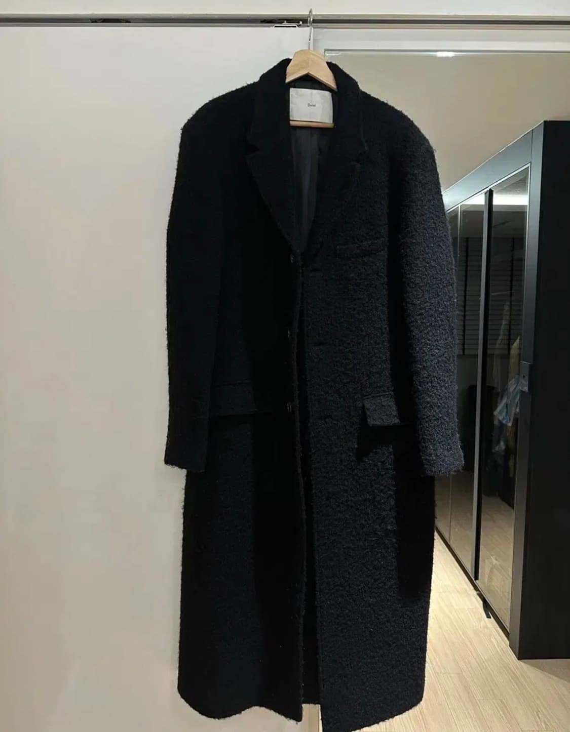 XL Dunst 2-WAY 3 BUTTON BOUCLE WOOL COAT 상품이미지2