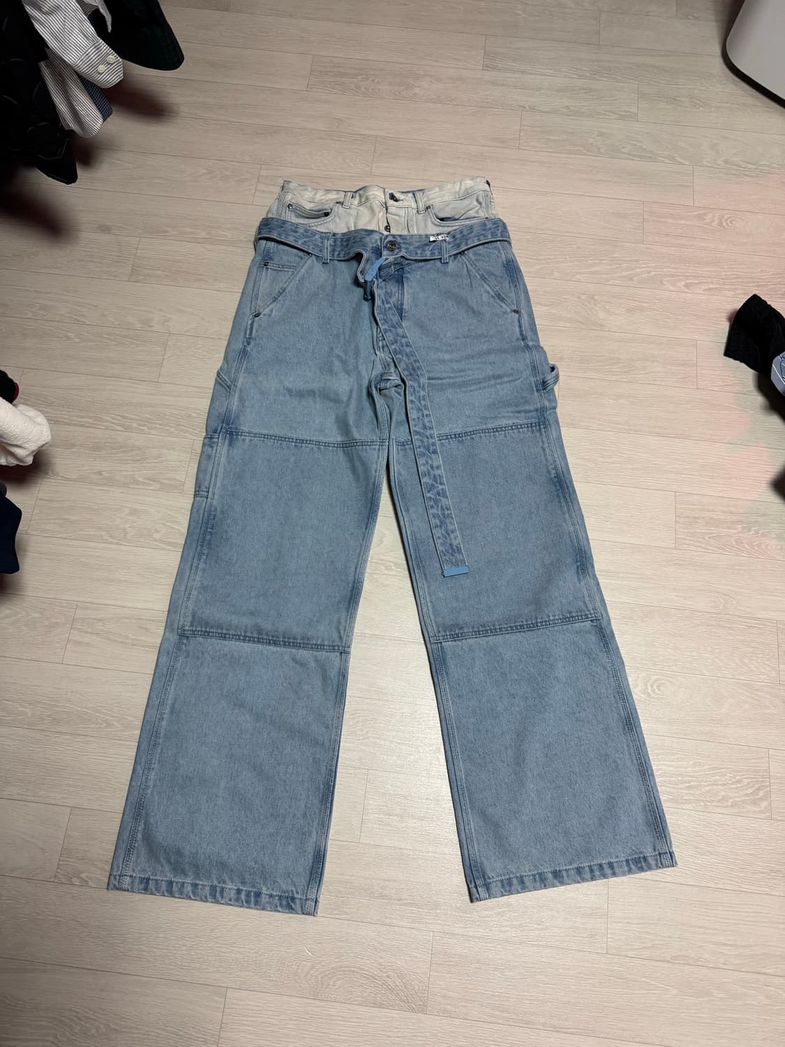 오프화이트 더블 카펜터 데님 상품이미지1