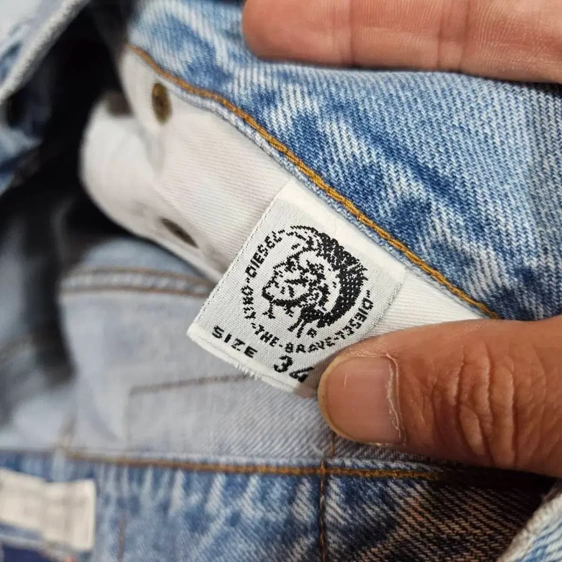 디젤(DIESEL) 빈티지 베이직 데님 팬츠34size 상품이미지6