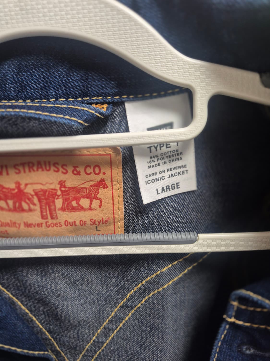 ( L ) 리바이스 타입원 아이코닉 데님자켓 상품이미지2