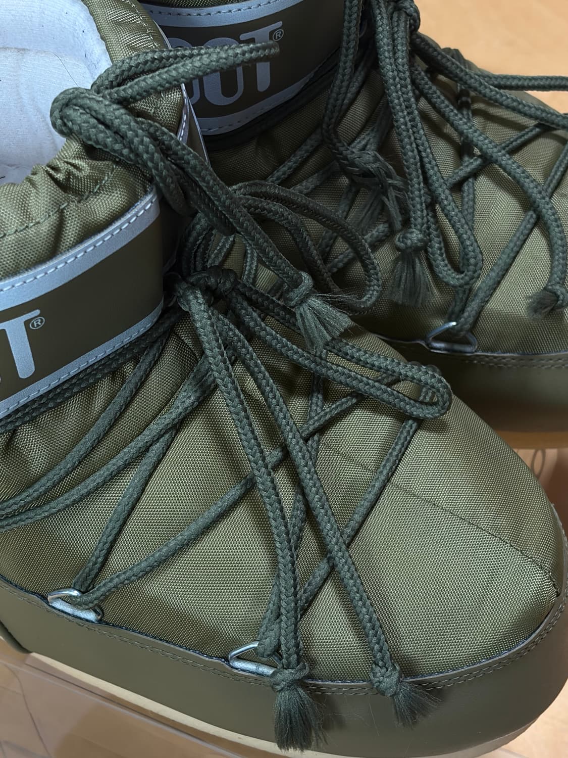 문부츠 아이콘 로우 스노우 부츠 카키 상품이미지3