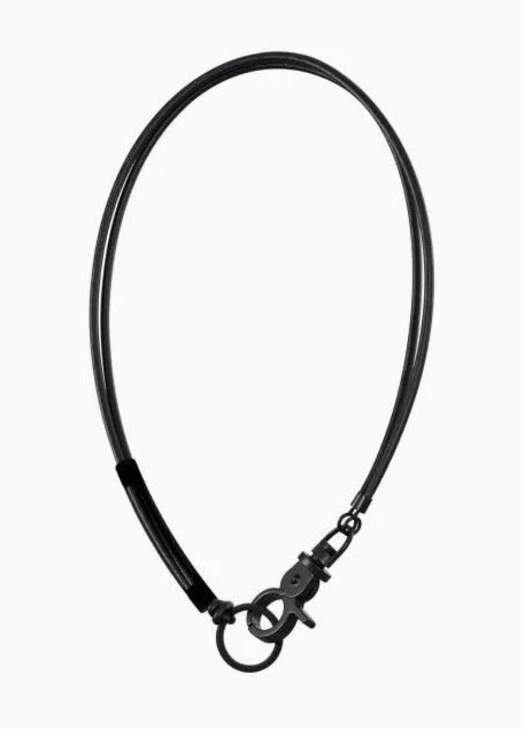 세이지가세이지 레더 블랙 목걸이 상품이미지1