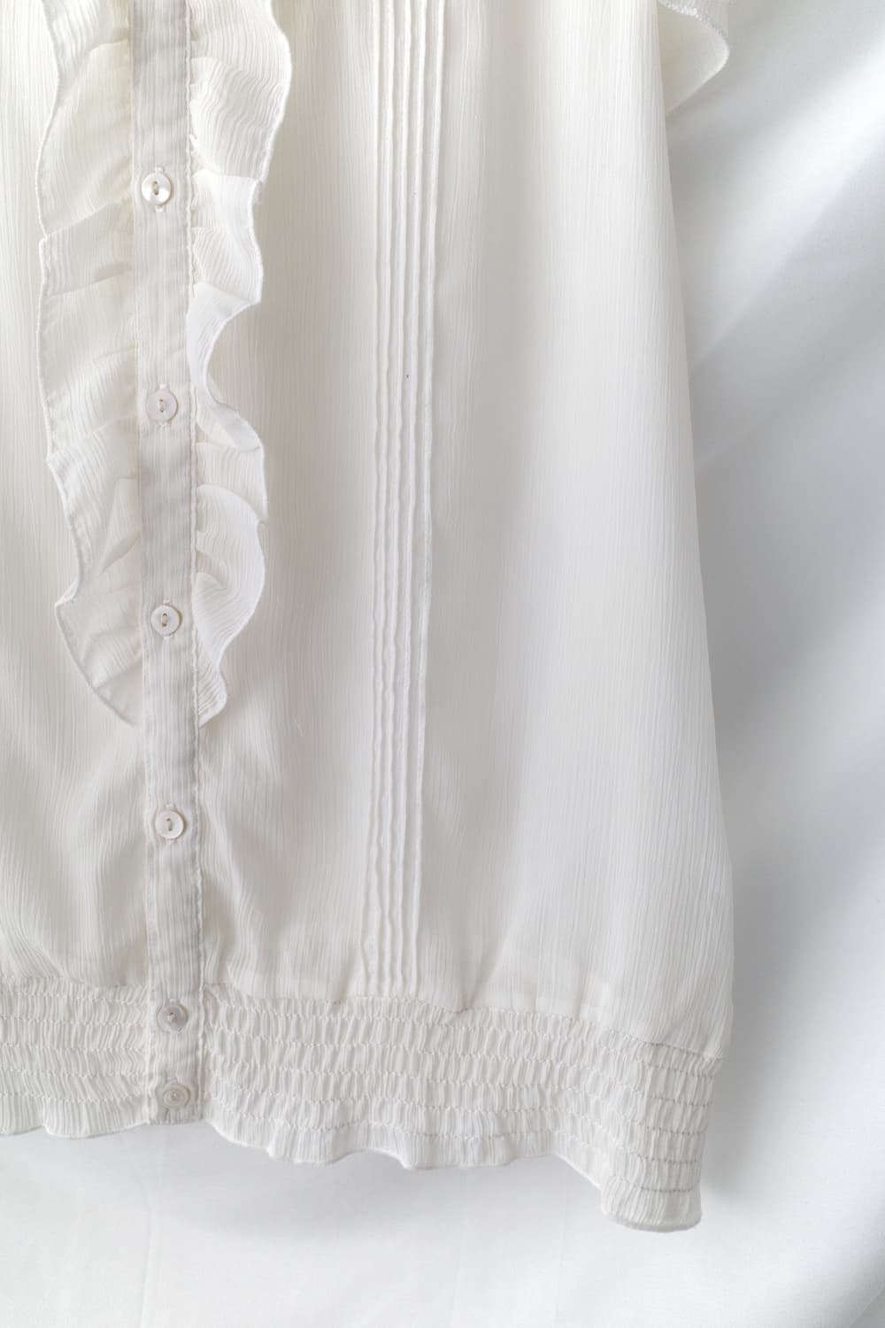 lace frill half blouse 상품이미지3