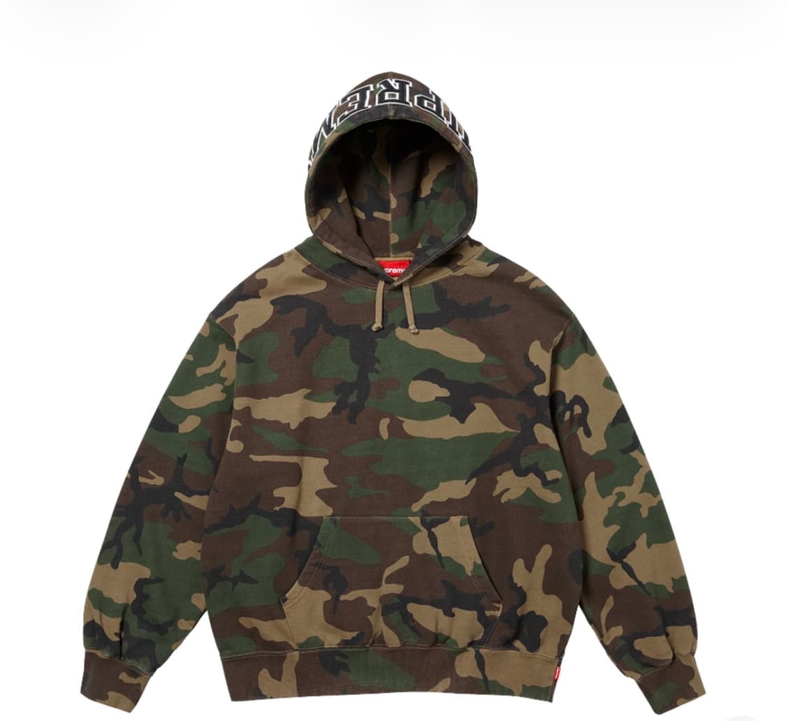 슈프림 팀94 후드 우드랜드 카모 25ss 상품이미지2