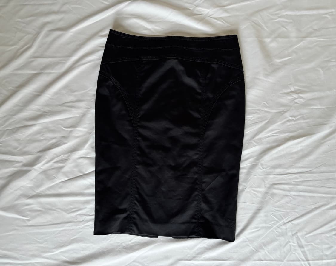 midi skirt, classic black 상품이미지5