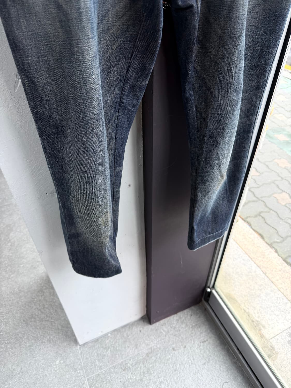 34/ 돌체앤가바나 맨즈 컬렉션 백패치 디스 9부 데님 팬츠 상품이미지5