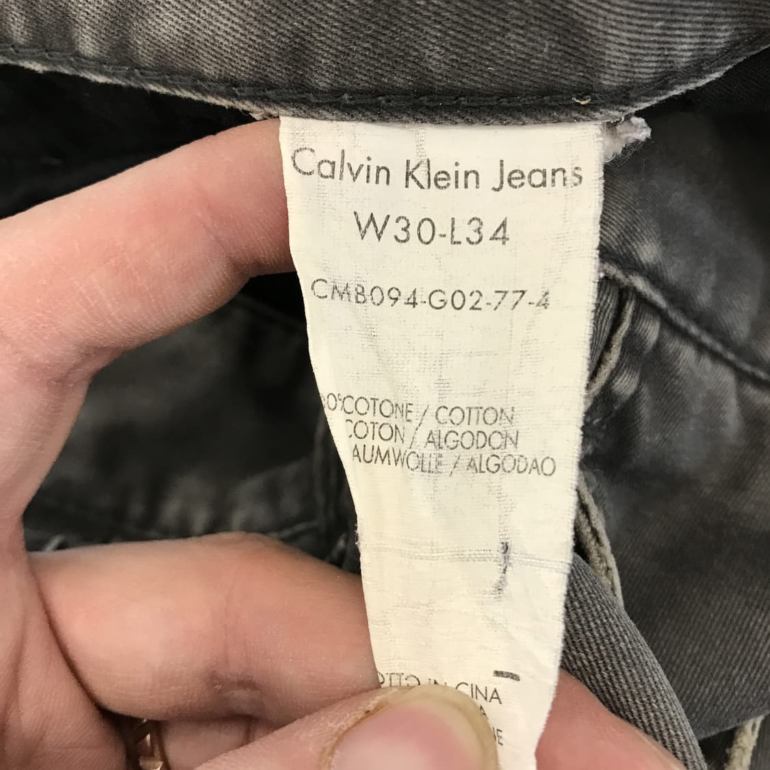 캘빈클라인 CK 더티워싱 카고팬츠 [29-30] 상품이미지6