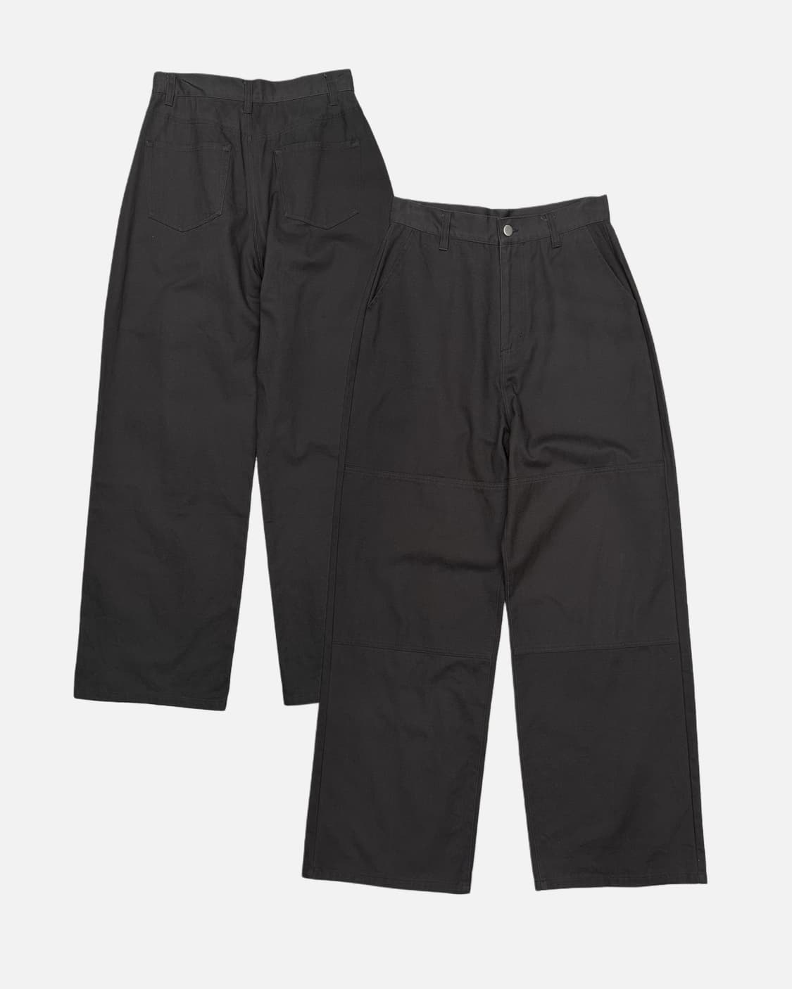 grey double-knee work pants 상품이미지1