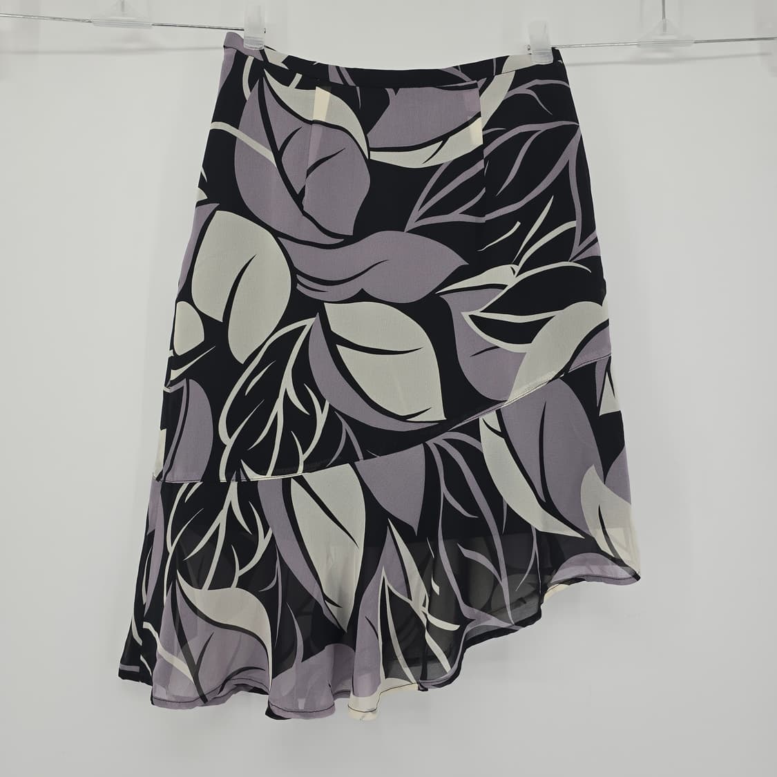 일본 빈티지 플라워 패턴 언발란스 스커트 26" 상품이미지1