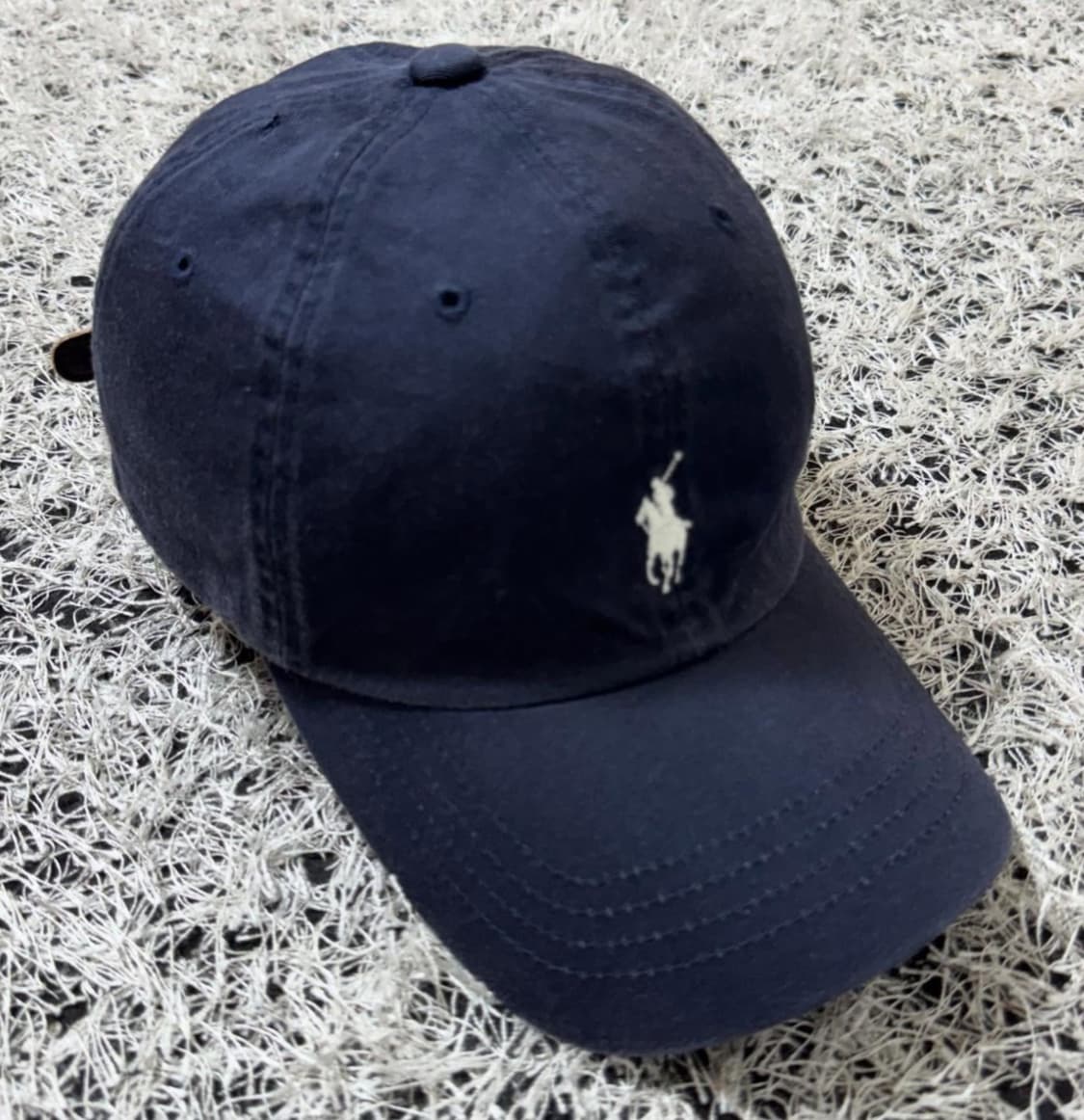 폴로 랄프로렌 화이트 포니 네이비 볼캡 상품이미지1