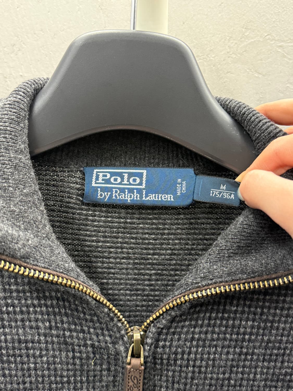 Polo Ralph Lauren half zip-up sweater M 상품이미지5