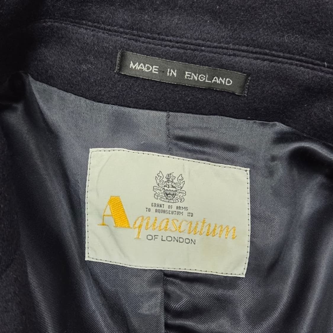 아쿠아스큐텀 x 몽고메리 울 더블코트 v1382 상품이미지6