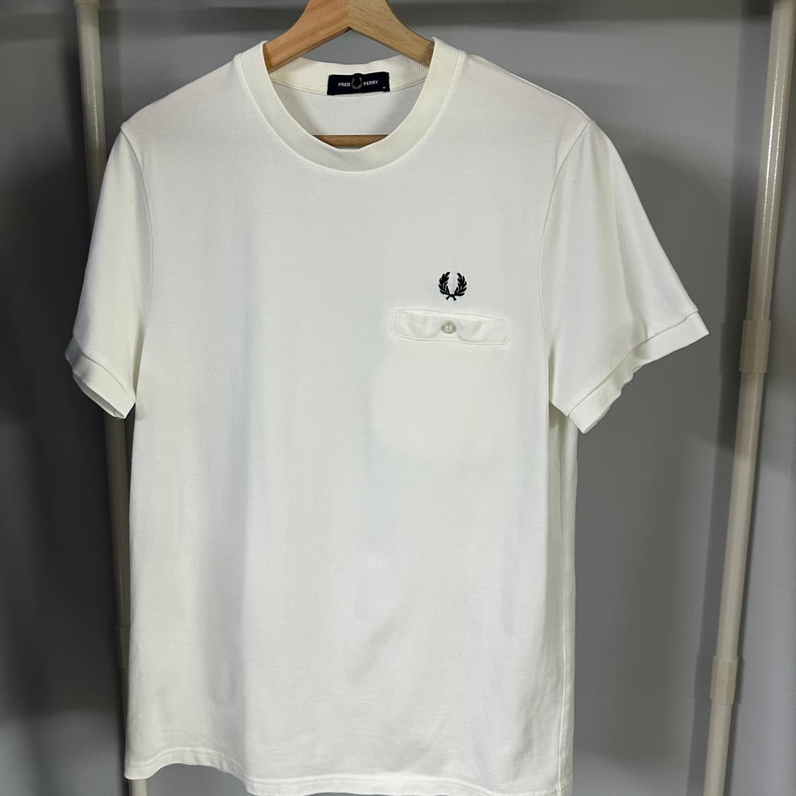프레드페리 피케 재질 티셔츠 상품이미지1