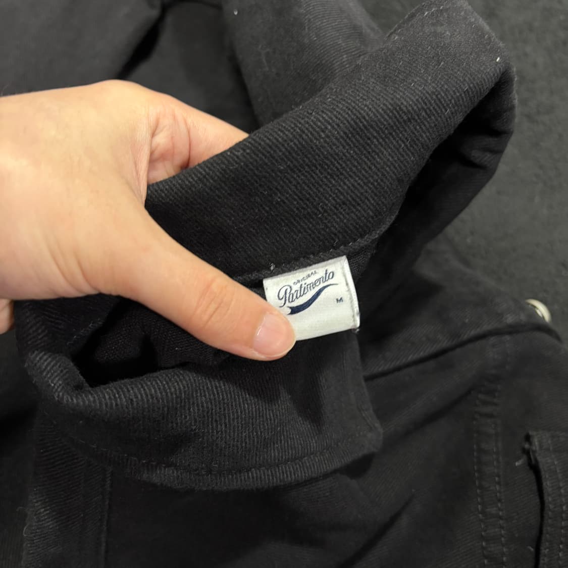 M 파르티멘토 블랙 트러커자켓 상품이미지3