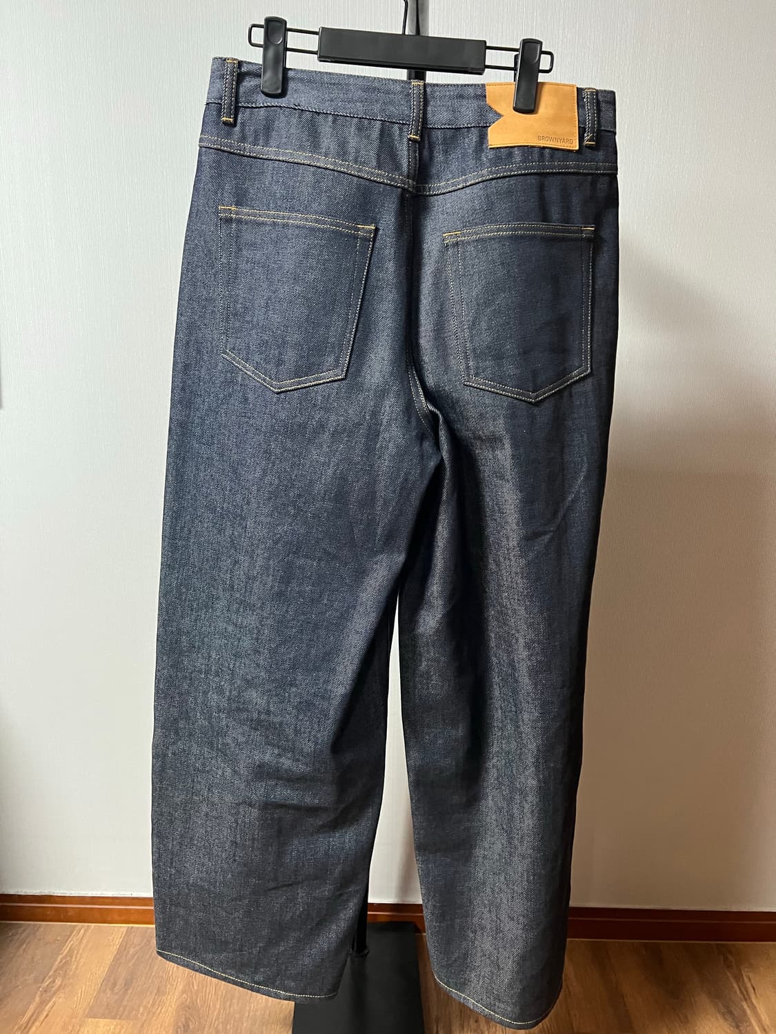 브라운야드 와이드 데님 인디고 4사이즈 상품이미지6
