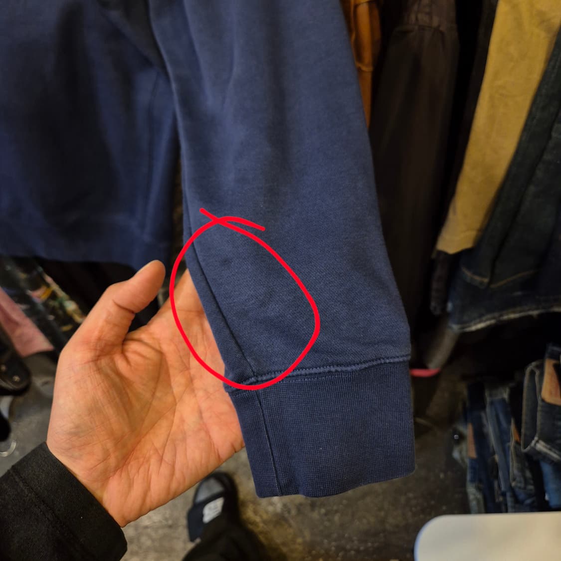 L 나이키 네이비 맨투맨  상품이미지8