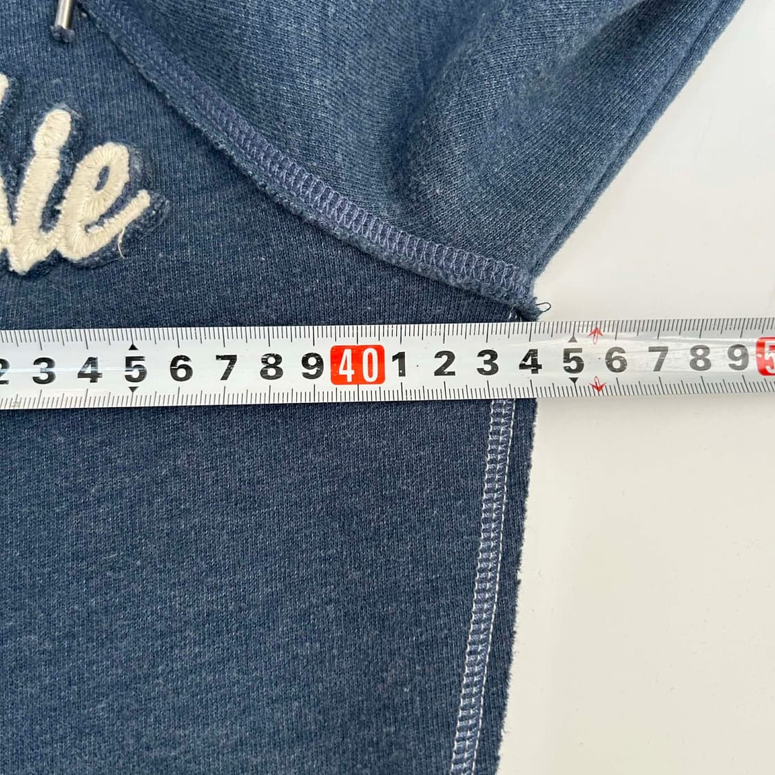 아베크롬비 y2k 대대장 작사 네이비 걸즈 후드집업 희귀져지(M) 상품이미지10