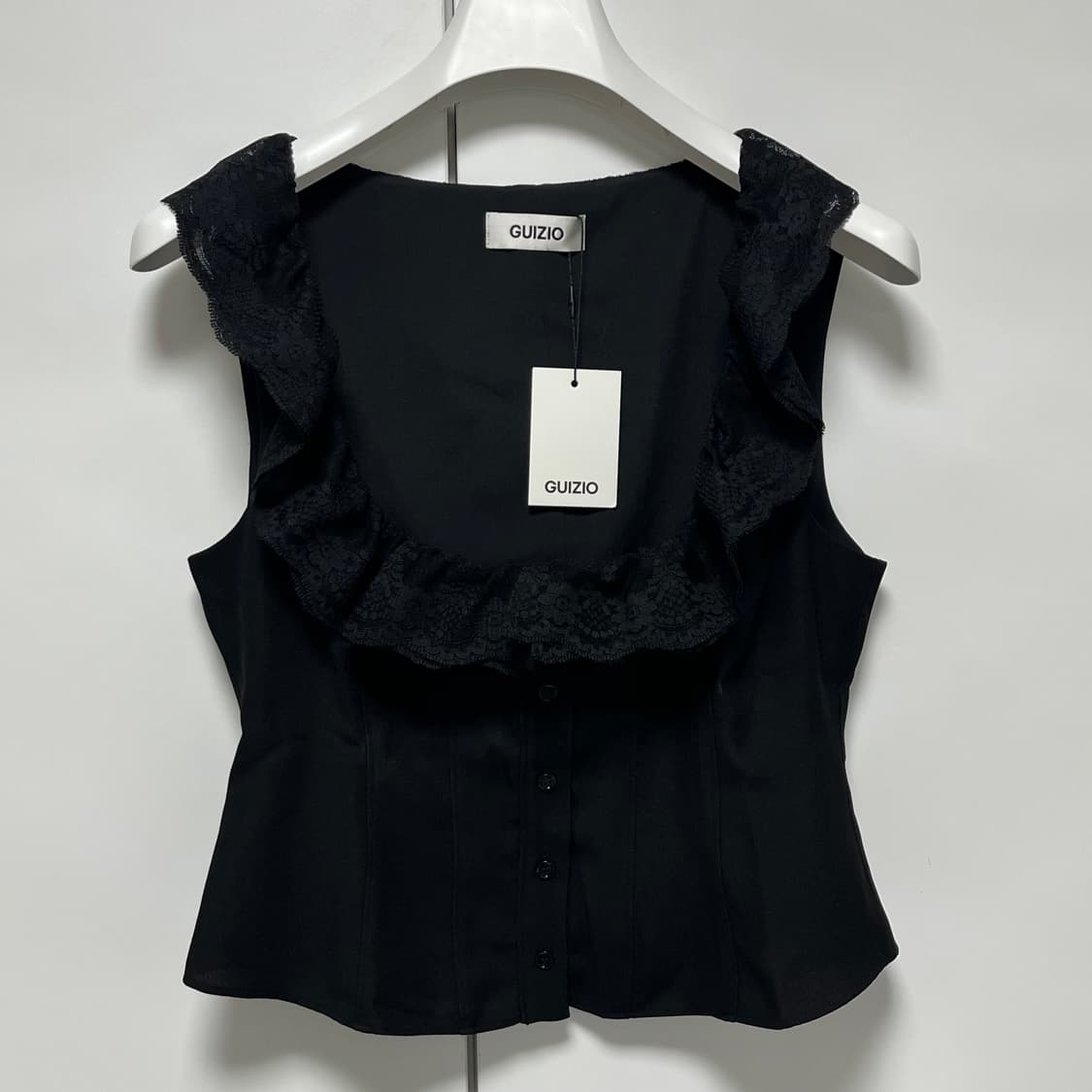[S]귀조 25ss PALOMA 레이스 슬리브리스 탑 상품이미지1