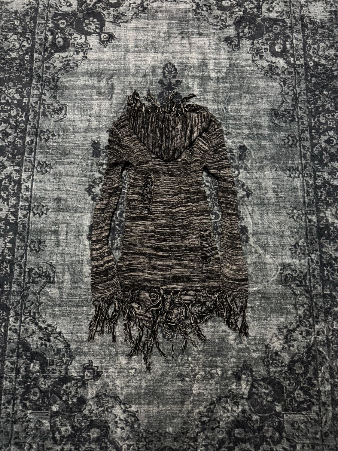 Bernings sho 00s archive fringe cardigan 상품이미지6