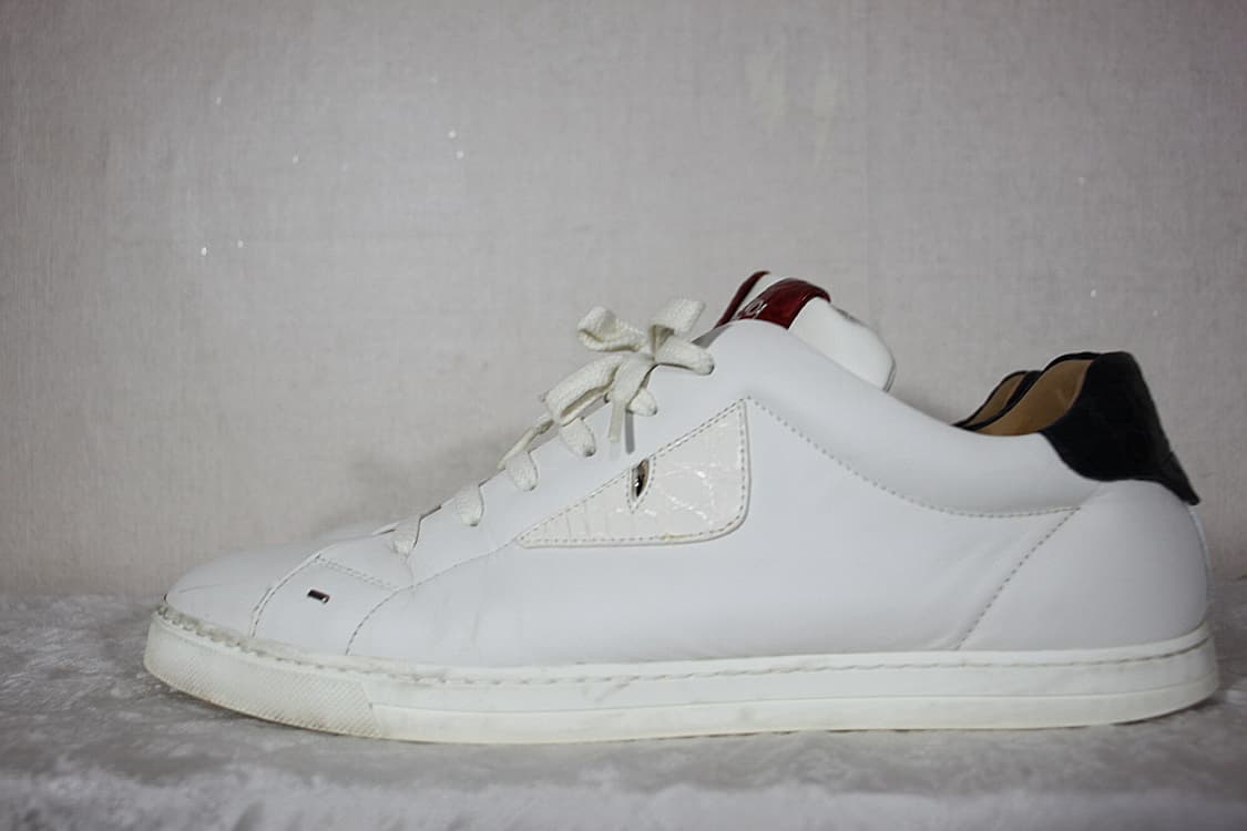 Fendi 팬디 가죽 화이트 스니커즈 10 상품이미지2